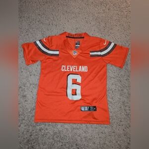 Cleveland Browns Youth L Nike NFL Vapor Elite Baker Mayfield Jersey